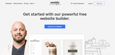 Weebly.com menjadi aplikasi membuat website tanpa coding