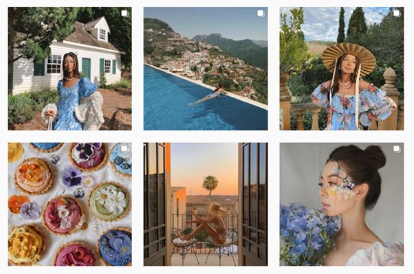 Tema feeds Instagram Bold & Vibrant