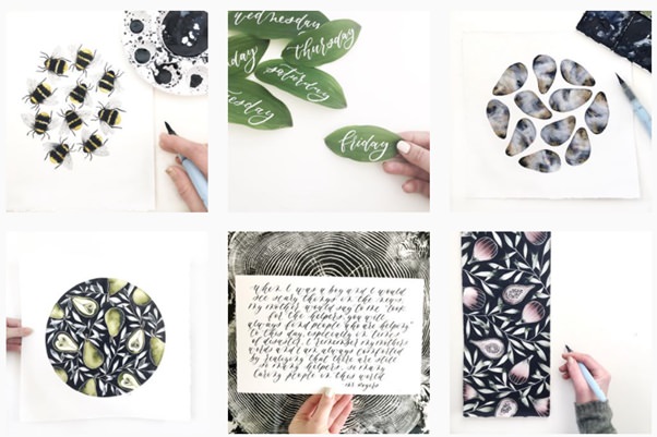 Ide feeds Instagram Putih