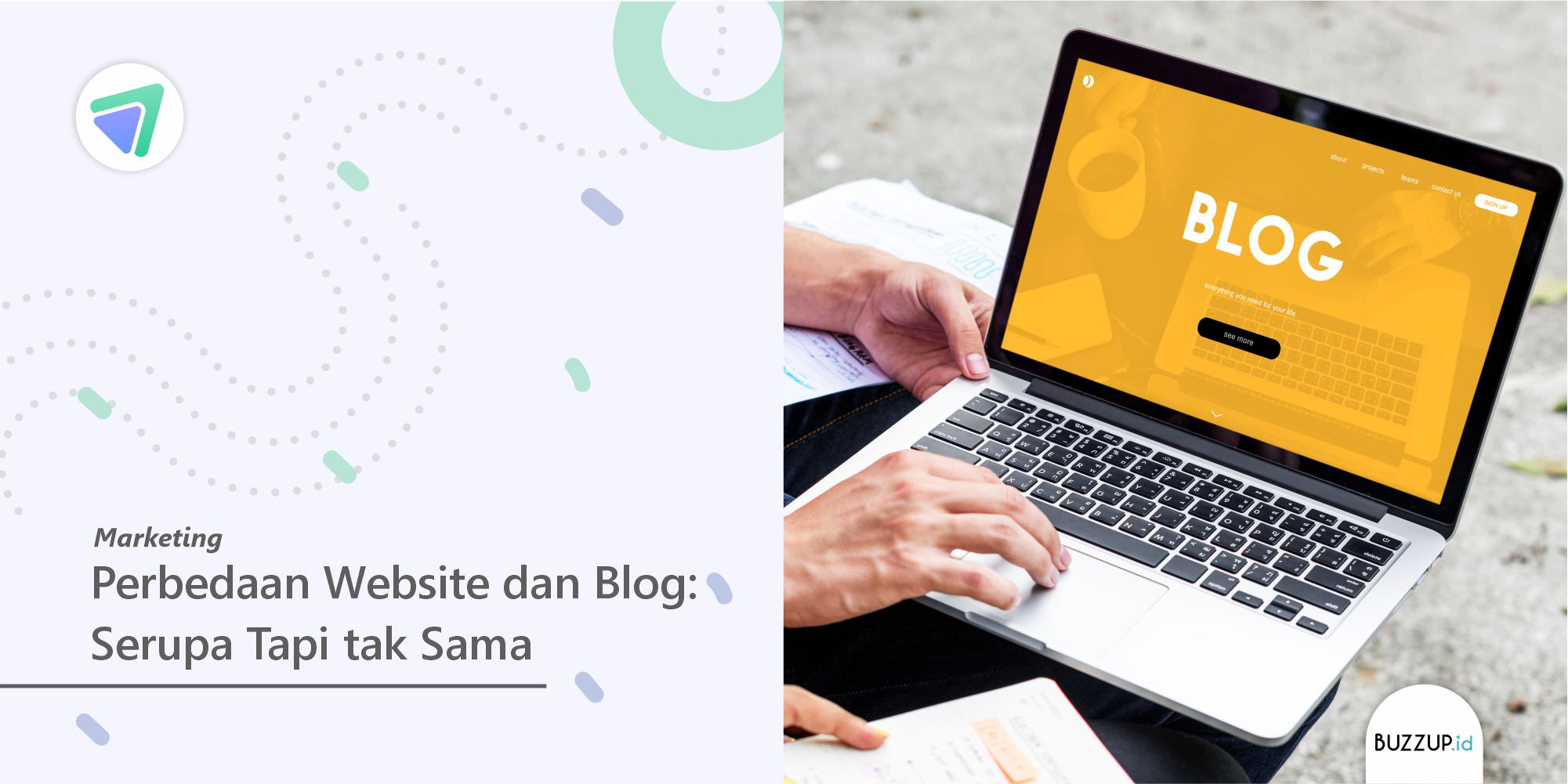 perbedaan website dan blog